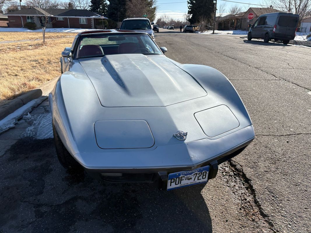 Chevrolet-Corvette-1978-Silver-Red-123292-29