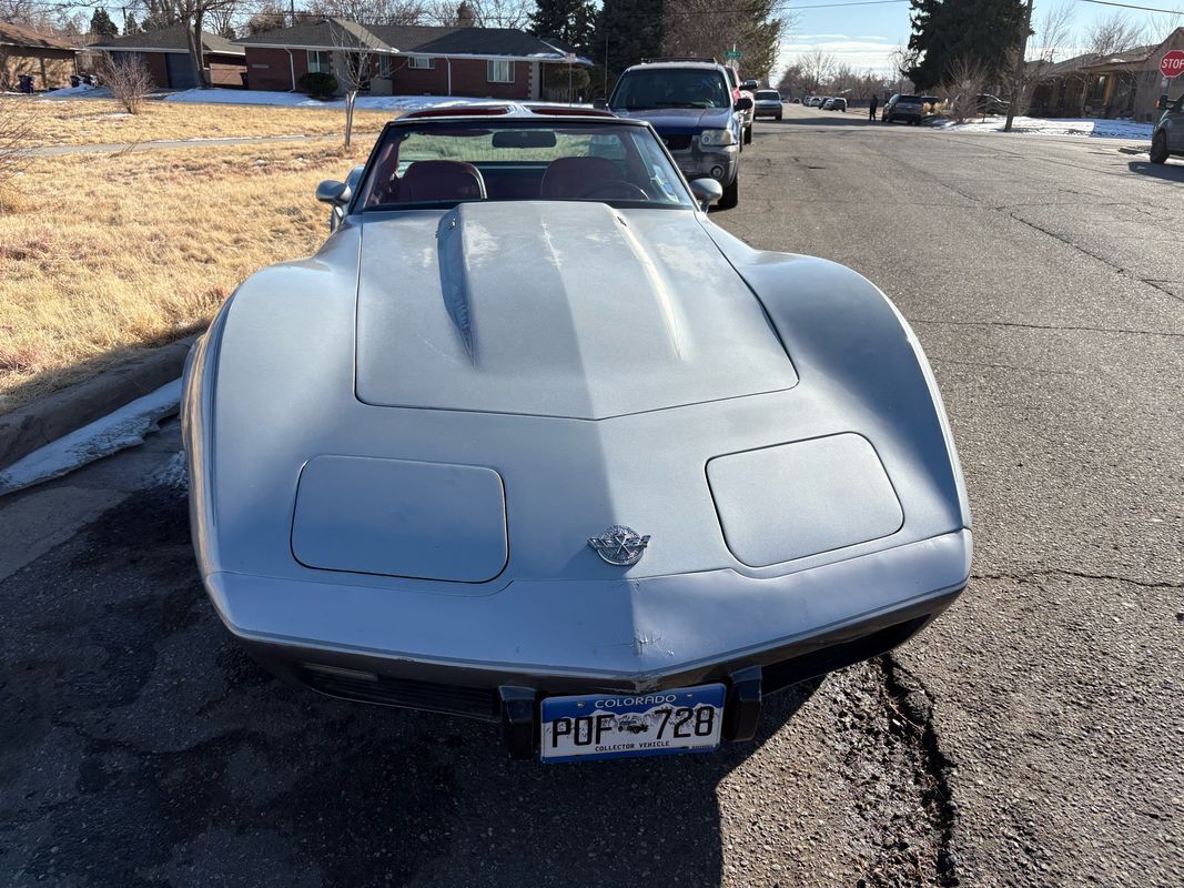 Chevrolet-Corvette-1978-Silver-Red-123292-33