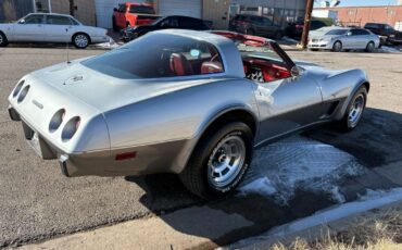 Chevrolet-Corvette-1978-Silver-Red-123292-4