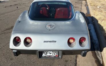 Chevrolet-Corvette-1978-Silver-Red-123292-5