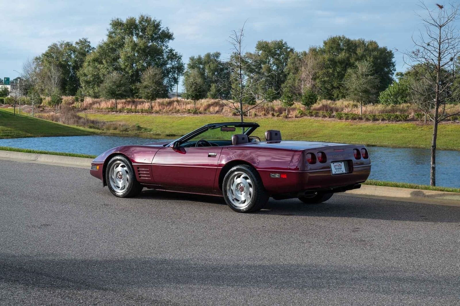 Chevrolet-Corvette-1993-Burgundy-Maroon-31128-3