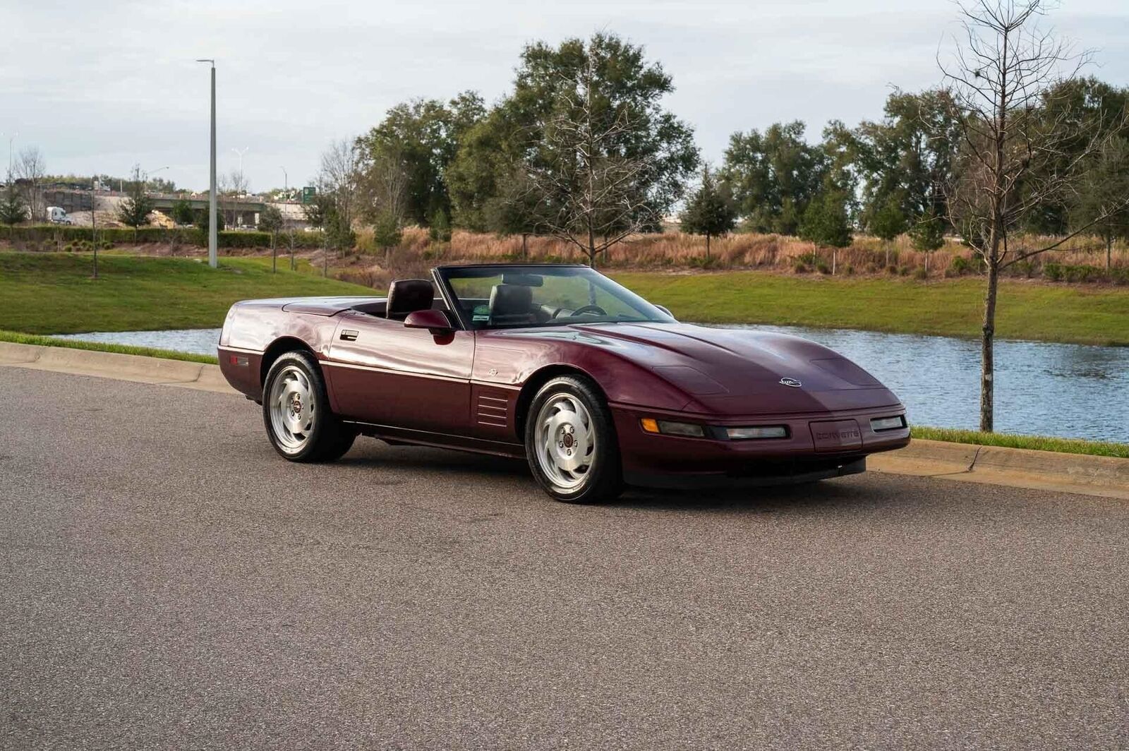 Chevrolet-Corvette-1993-Burgundy-Maroon-31128-8