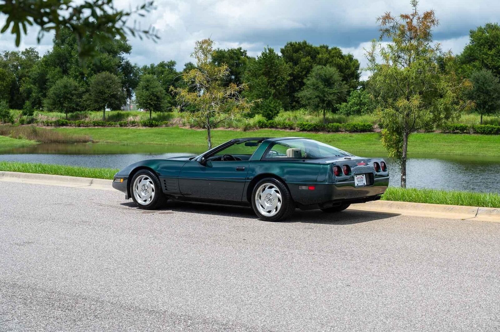 Chevrolet-Corvette-1993-Green-Tan-66719-22