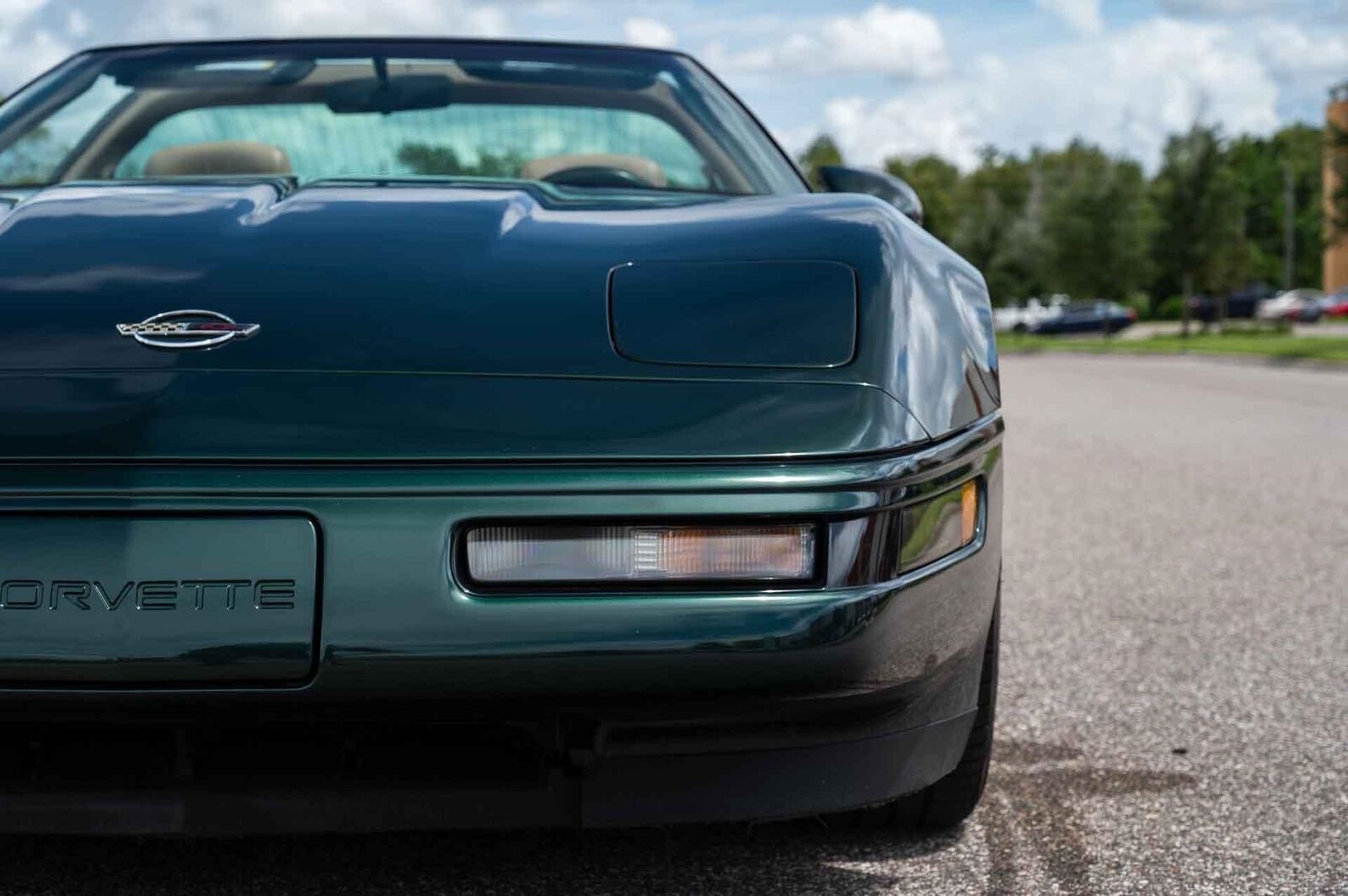 Chevrolet-Corvette-1993-Green-Tan-66719-32