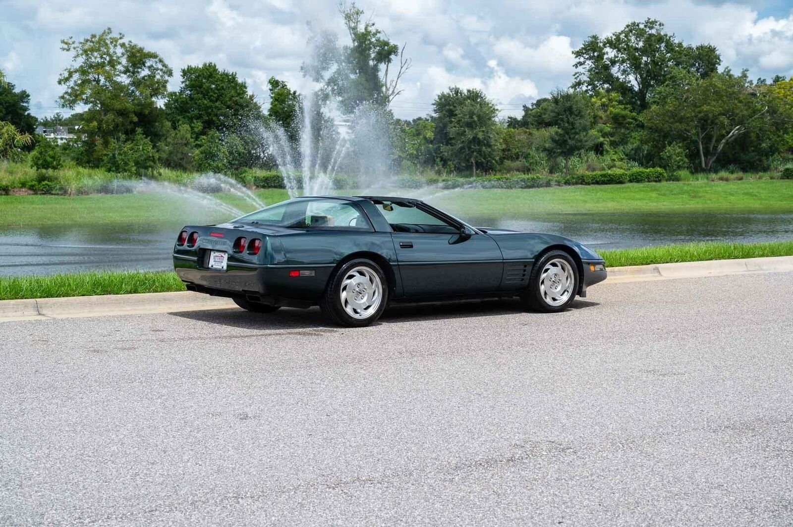 Chevrolet-Corvette-1993-Green-Tan-66719-38