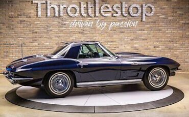 Chevrolet-Corvette-Cabriolet-1964-Blue-Blue-1635-5