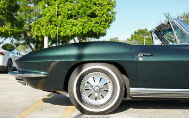 Chevrolet-Corvette-Cabriolet-1964-Green-Black-99779-9