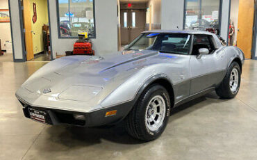 Chevrolet-Corvette-Cabriolet-1978-Silver-Black-95291-2