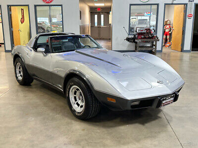 Chevrolet-Corvette-Cabriolet-1978-Silver-Black-95291-9