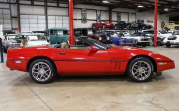 Chevrolet-Corvette-Cabriolet-1986-Red-Tan-34702-9