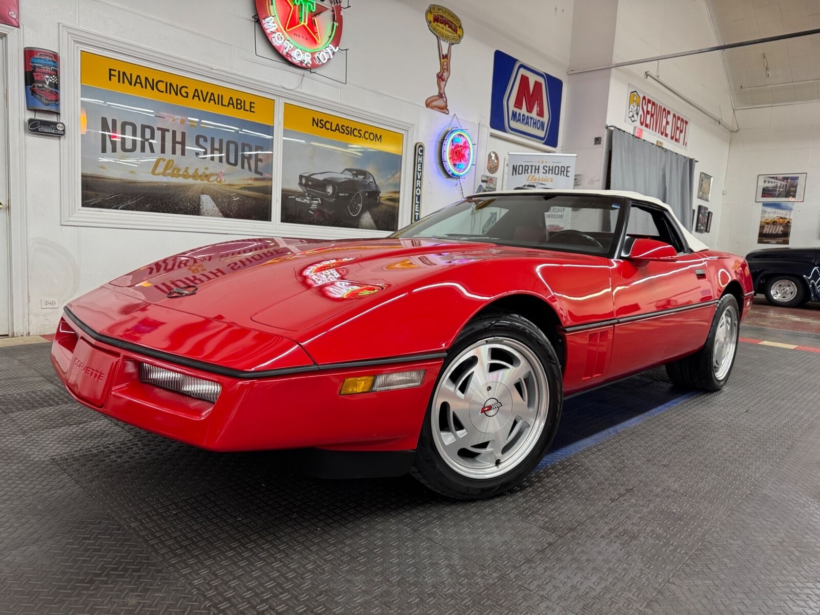 Chevrolet-Corvette-Cabriolet-1988-Red-Red-24140-1