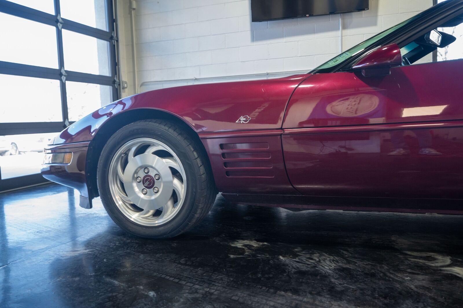 Chevrolet-Corvette-Cabriolet-1993-Red-Burgundy-63260-2