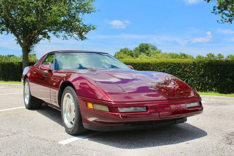 Chevrolet-Corvette-Cabriolet-1993-Red-Red-96562-4