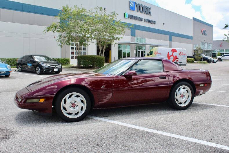 Chevrolet-Corvette-Cabriolet-1993-Red-Red-96562-7