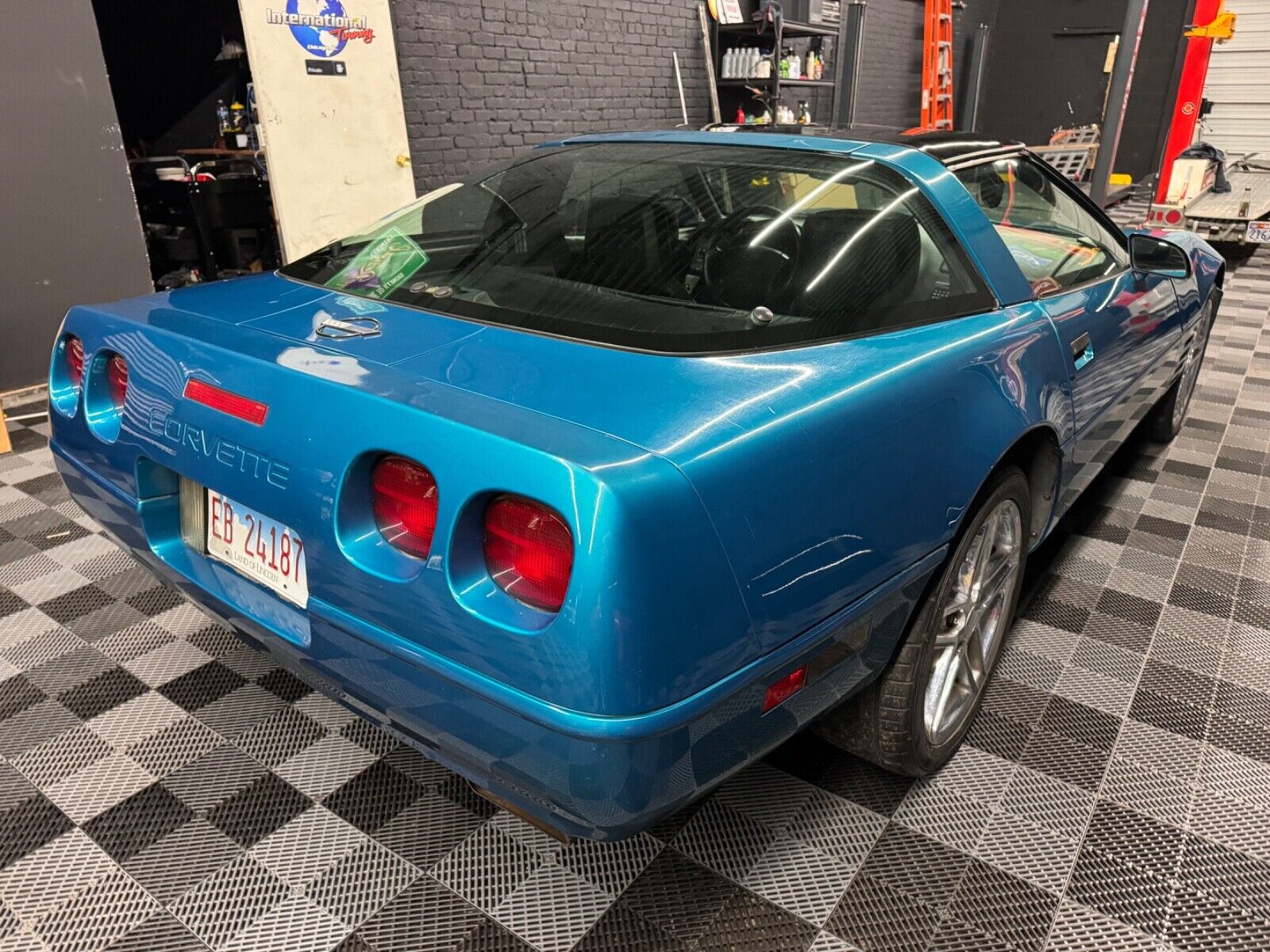 Chevrolet-Corvette-Coupe-1993-Blue-177028-2