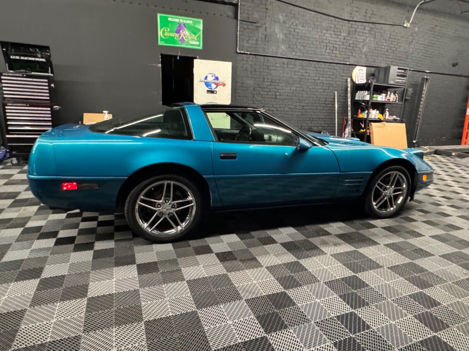 Chevrolet-Corvette-Coupe-1993-Blue-177028-5