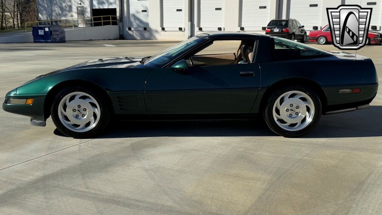 Chevrolet-Corvette-Coupe-1993-Green-Tan-157890-3