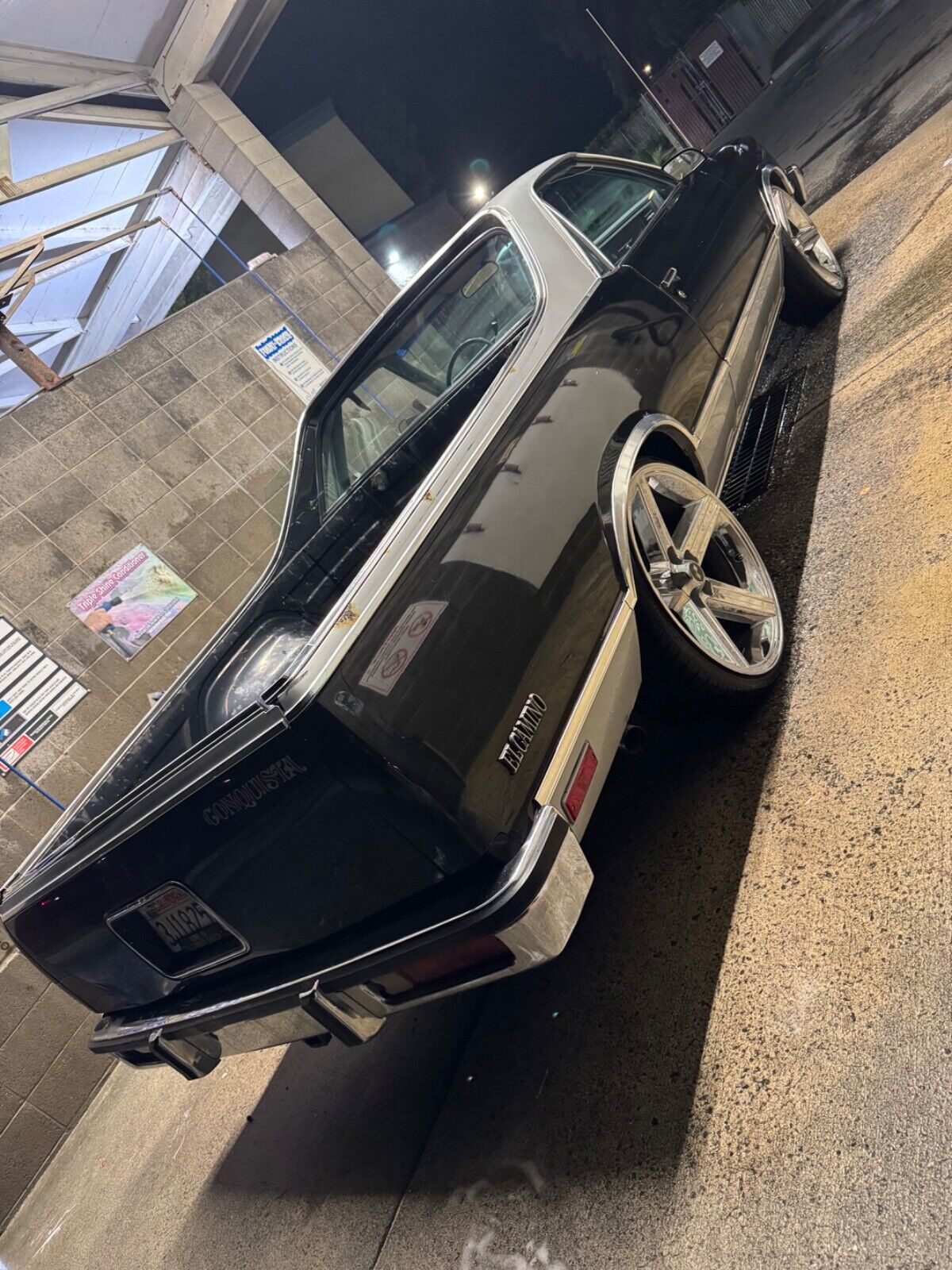 Chevrolet-El-Camino-1987-Black-Gray-56900-3