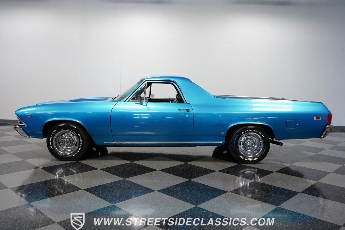 Chevrolet-El-Camino-Coupe-1969-Azure-Turquoise-Black-64329-2