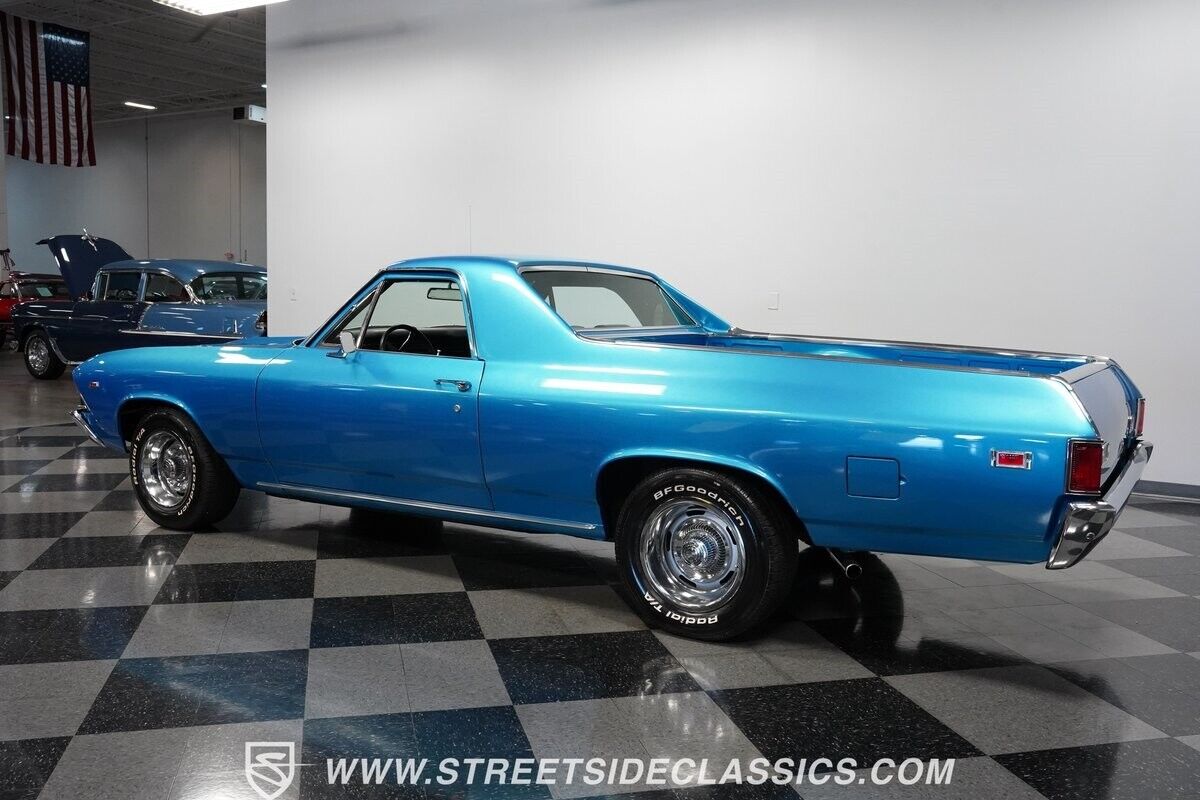 Chevrolet-El-Camino-Coupe-1969-Azure-Turquoise-Black-64329-8