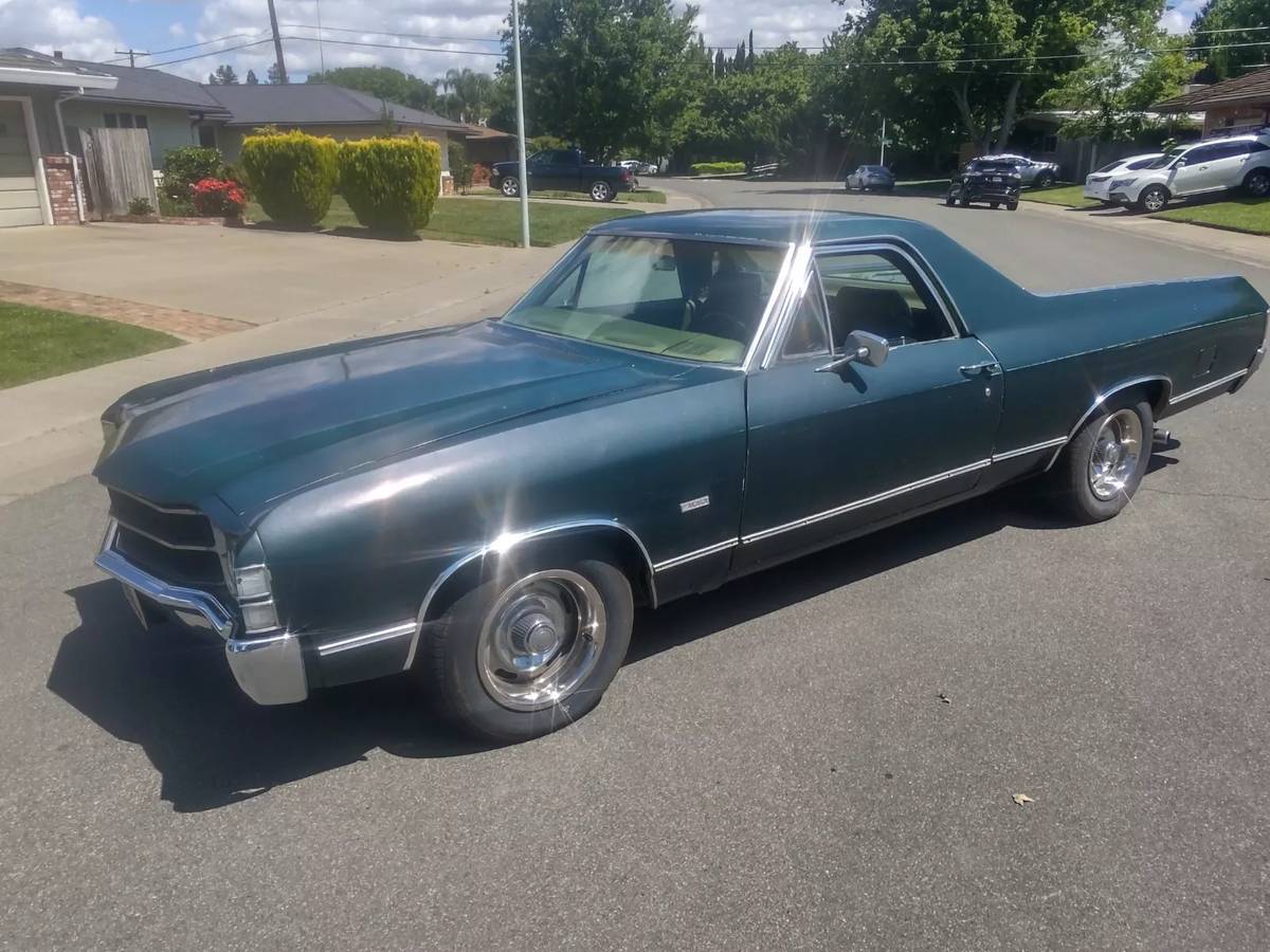 Chevrolet-El-camino-1971-green-85939-23