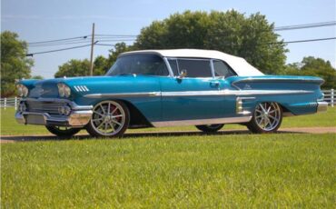 Chevrolet-Impala-Cabriolet-1958-Blue-Blue-75737-1