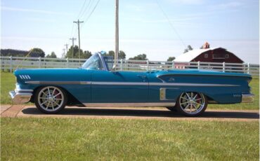 Chevrolet-Impala-Cabriolet-1958-Blue-Blue-75737-14