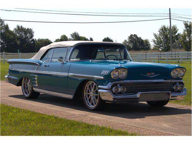 Chevrolet-Impala-Cabriolet-1958-Blue-Blue-75737-15