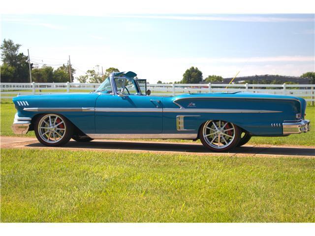 Chevrolet-Impala-Cabriolet-1958-Blue-Blue-75737-23