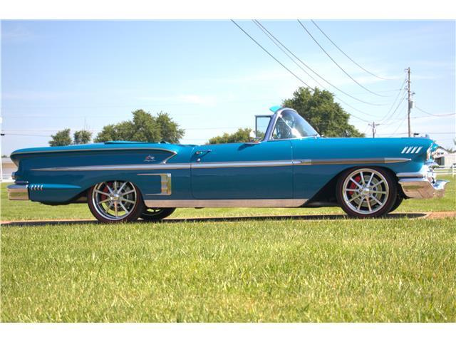 Chevrolet-Impala-Cabriolet-1958-Blue-Blue-75737-24