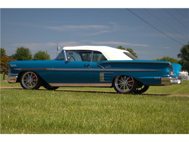 Chevrolet-Impala-Cabriolet-1958-Blue-Blue-75737-37