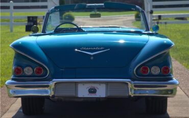 Chevrolet-Impala-Cabriolet-1958-Blue-Blue-75737-8