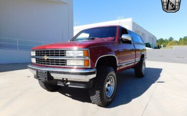 Chevrolet-Silverado-1500-Pickup-1991-Red-Red-86443-4