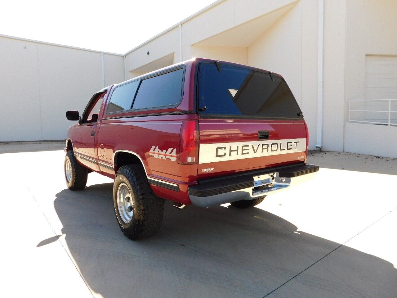 Chevrolet-Silverado-1500-Pickup-1991-Red-Red-86443-8