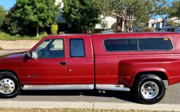 Chevrolet-Silverado-3500-1990-Crimson-red-Tan-96818-12