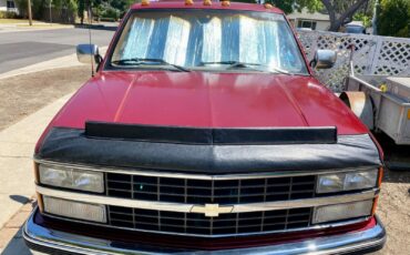 Chevrolet-Silverado-3500-1990-Crimson-red-Tan-96818-15