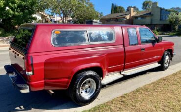 Chevrolet-Silverado-3500-1990-Crimson-red-Tan-96818-2