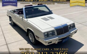 Chrysler-Le-Baron-Le-73k-Miles-Cabriolet-1985-White-Tan-117732-1