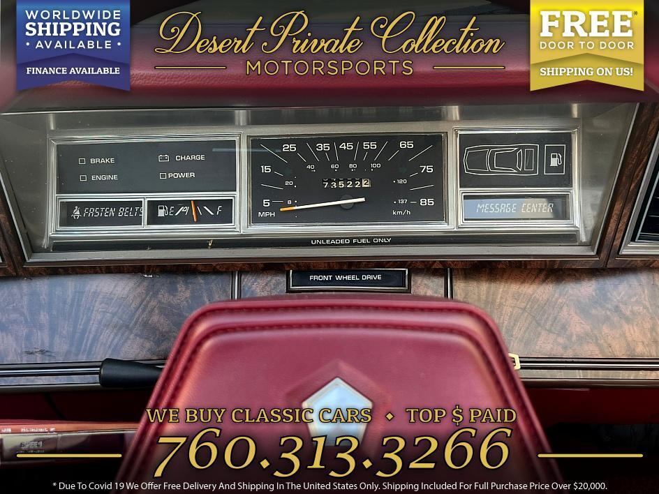 Chrysler-Le-Baron-Le-73k-Miles-Cabriolet-1985-White-Tan-117732-7