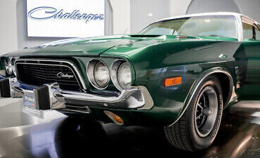 Dodge-Challenger-1974-Green-White-79524-10