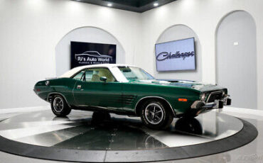 Dodge-Challenger-1974-Green-White-79524-5