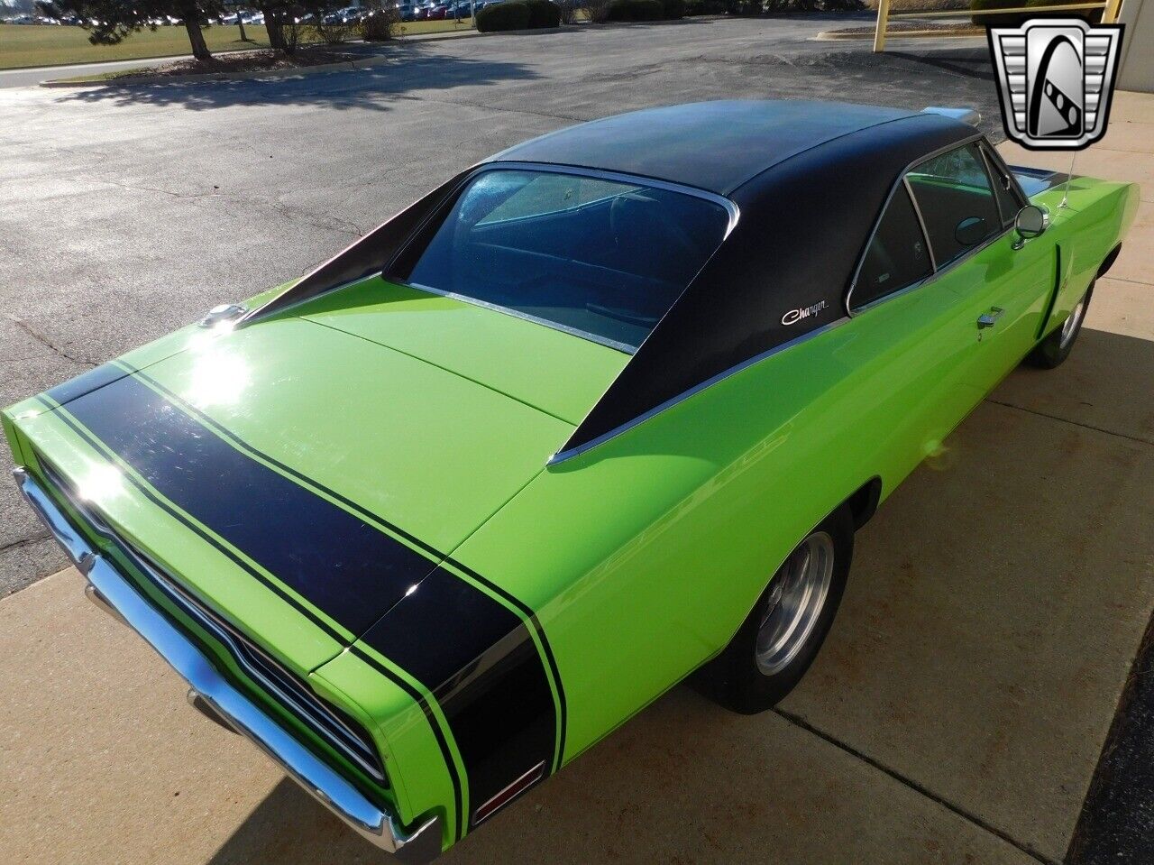 Dodge-Charger-Coupe-1970-Green-Black-121977-5