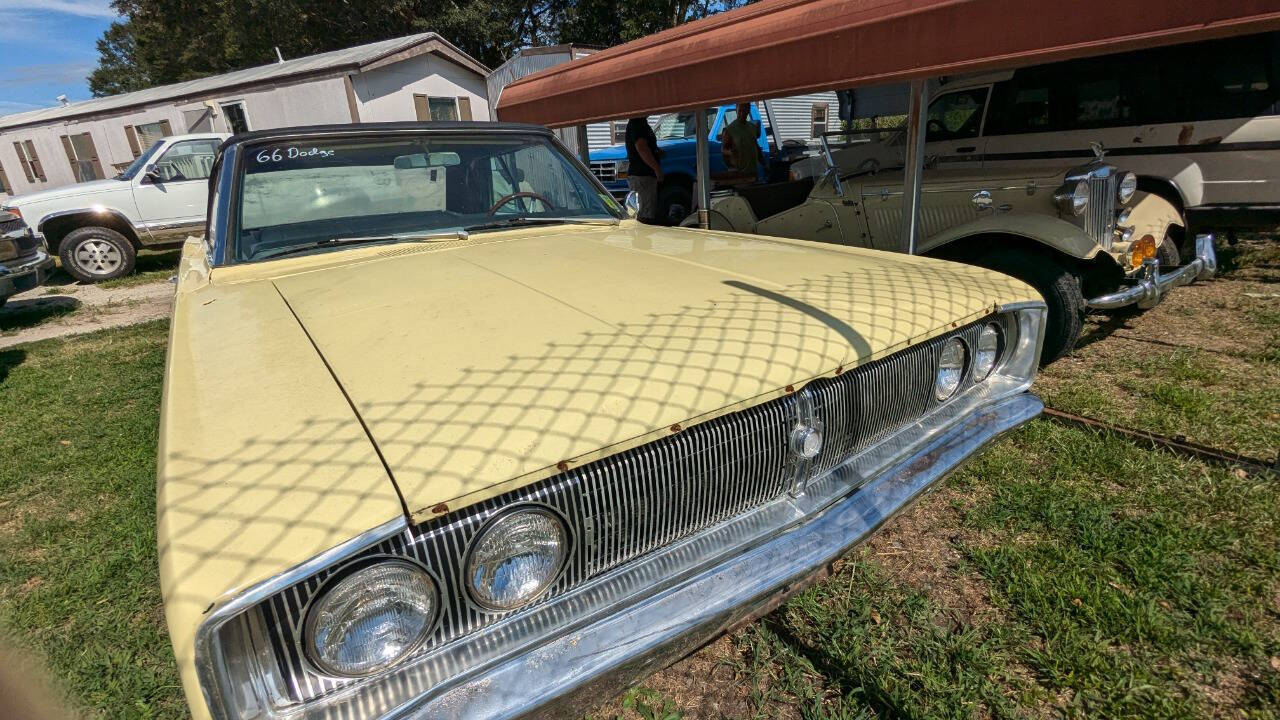 Dodge-Coronet-Cabriolet-1966-Yellow-White-138951-1