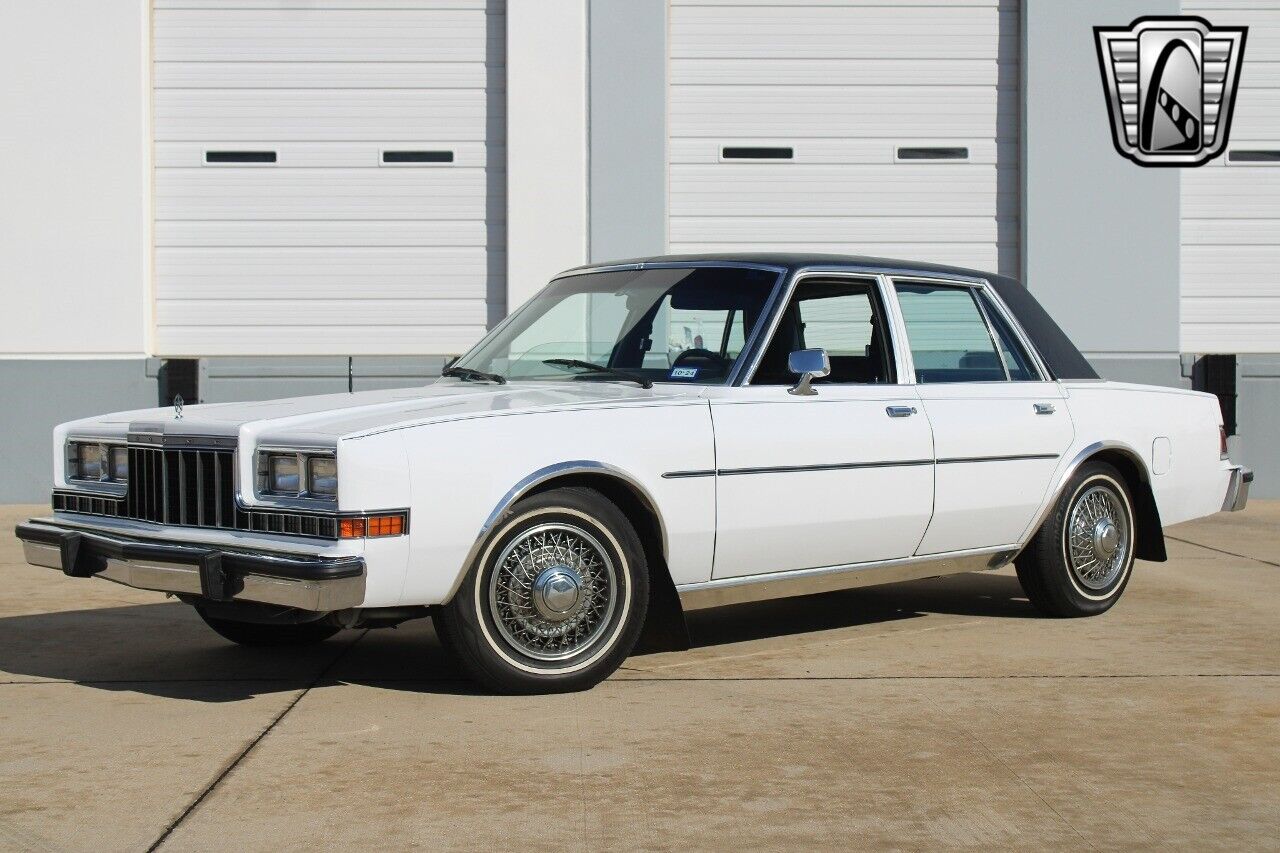 Dodge-Diplomat-Berline-1984-White-Gray-78459-2