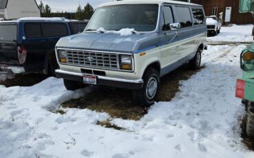 Ford-Econoline-cargo-van-1986-blue-81740-1