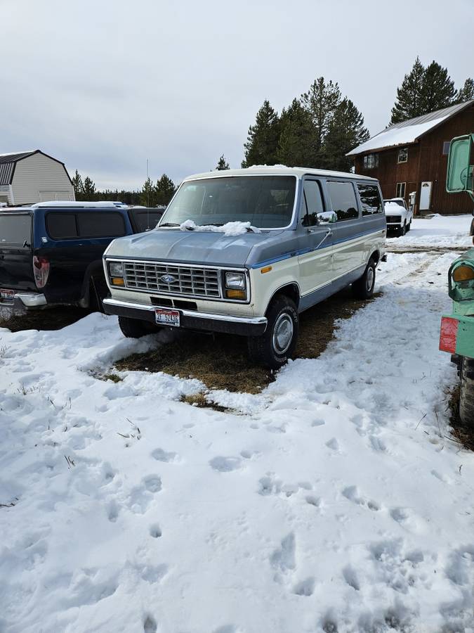 Ford-Econoline-cargo-van-1986-blue-81740-1