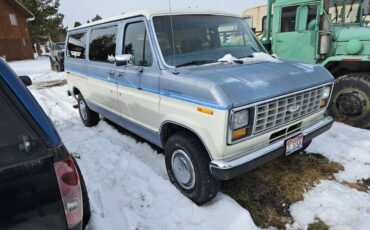 Ford-Econoline-cargo-van-1986-blue-81740-7