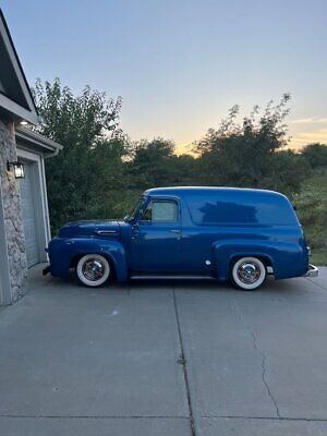 Ford-F-100-Pickup-1954-Blue-Brown-1609-1