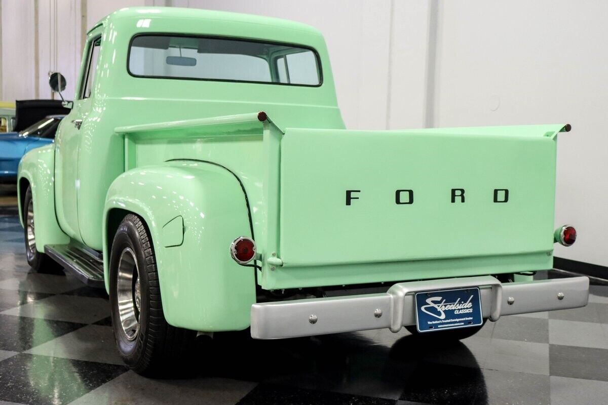 Ford-F-100-Pickup-1956-Green-Gray-21-10