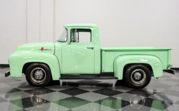 Ford-F-100-Pickup-1956-Green-Gray-21-2